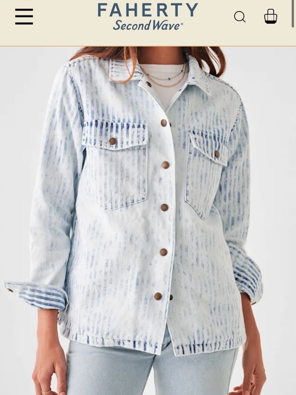 Faherty Topsail Savannah Jacket - Picture 6 of 8